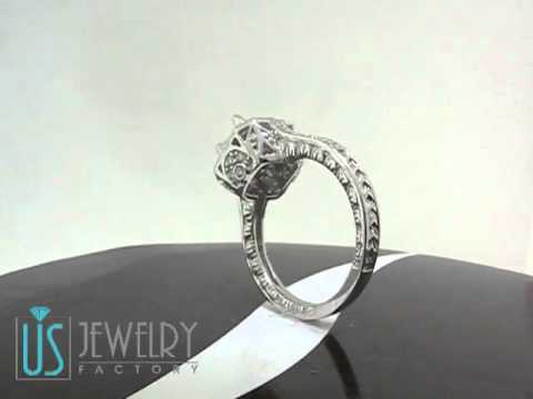 SKU: ER-139 Princess Cut Diamond Engagement Ring