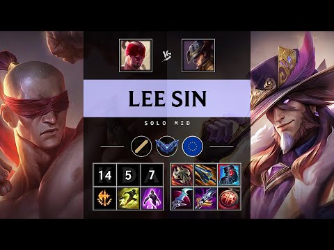 Lee Sin Mid vs Twisted Fate - EUW Diamond Patch 25.10
