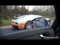 Bugatti Veyron CHASE! R8 V10 Spyder left behind ...