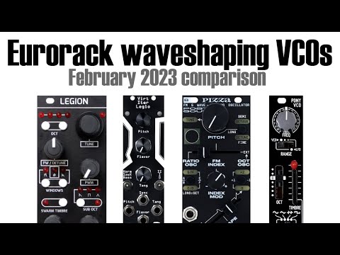 Eurorack Waveshaping VCOs