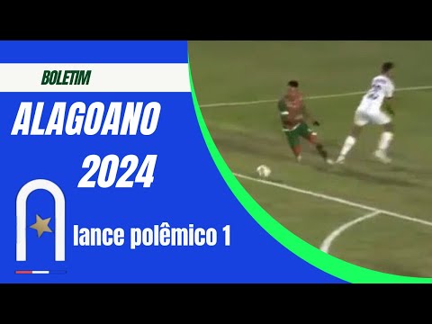 Alagoano 2024 l Cruzeiro x CSE l lance de pênalti