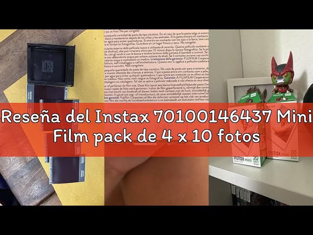 Vídeo relacionado con Instax 70100146437 Mini Film pack de 4 x 10 fotos (40 fotos)