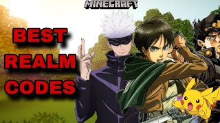 *NEW* BEST REALM CODES FOR MINECRAFT BEDROCK EDITION!
