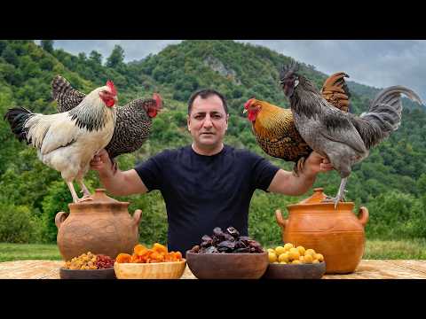 The Most Delicious Chicken and Rice (Bukhari) Village-Style! Outdoor Cooking ASMR