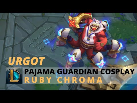 Pajama Guardian Cosplay Urgot Ruby Chroma - League Of Legends