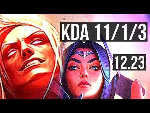 VLAD vs IRELIA (TOP) | 11/1/3, 2.5M mastery, 8 solo kills, 1700+ games | EUW Master | 12.23