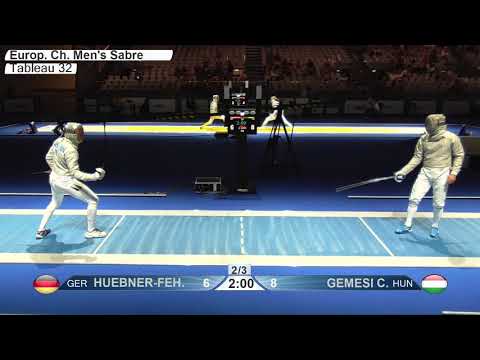 2019 743 T32 04 M S Individual Duesseldorf GER ZCH BLUE GEMESI HUN vs HUEBNER FEHRER GER