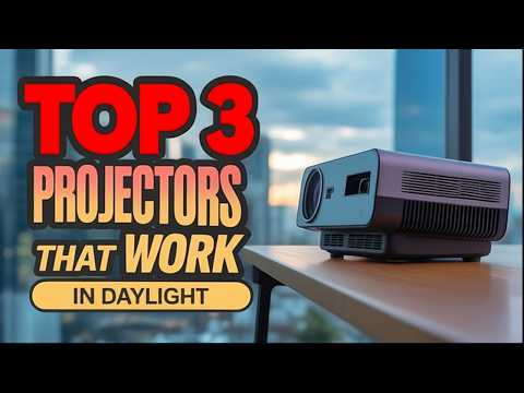 Finally… A Projector That Works in Daylight! (Top 3 Picks)