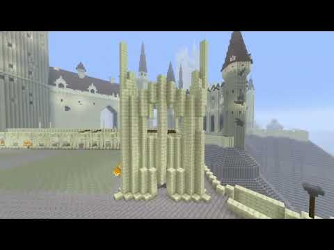 The Battle of Hogwarts Interior Tour in Minecraft