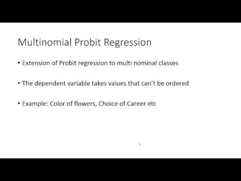 14 - Multinomial Probit Regression