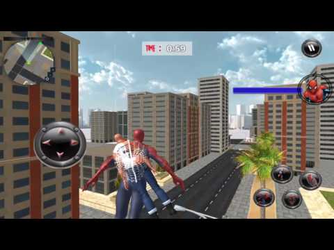Rope Master Flying Spider Superhero Rescue Mission - New Android Gameplay HD