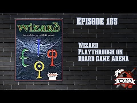 Wizard Playthrough on Board Game Arena