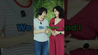 You and I Vs You and me | English Conversation Practice| #Shorts  #English #LearnEnglish #ashortaday