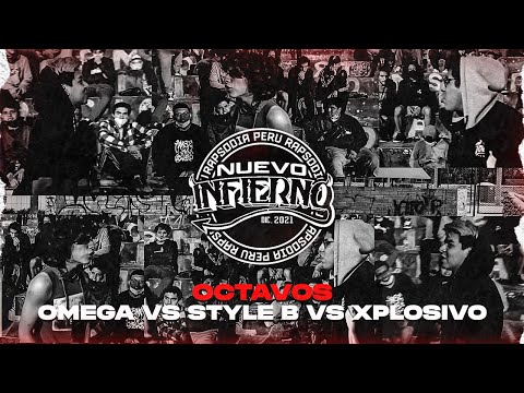 OMEGA VS STYLE B VS XPLOSIVO (OCTAVOS) || FECHA #7 NUEVO INFIERNO X RAPSODIA