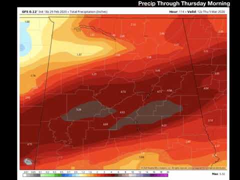 Weather Xtreme Video for Sunday, March 1, 2020