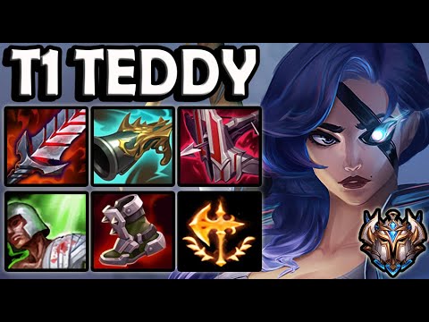 T1 Teddy SAMIRA vs APHELIOS ADC [ Quadrakill ] Korea Challenger Patch 11.2 ✅