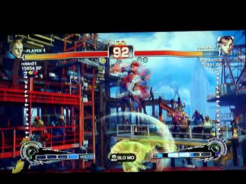 SSF4: Robin01 (Abel) vs HighestYUI (Chun Li) - Japanese   XBL ranked