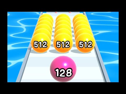 2048 Amaze Balls - All Levels 26 To 46 Gameplay Android iOS