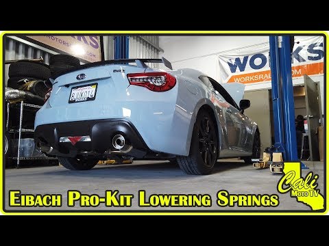 2019 BRZ Eibach Pro-Kit Lowering Springs Installed at WORKS Motorsports
