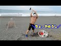 【ミョルニル】ハンマーを振り回したくてムシャクシャしてやった。海で背中トレを堪能してきた。[Mjolnir] I wanted to swing the hammer