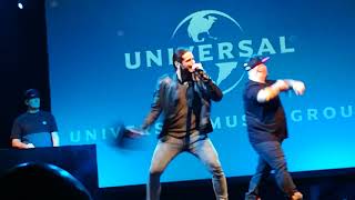 Jake La Furia live - convention Universal Music group - El Party