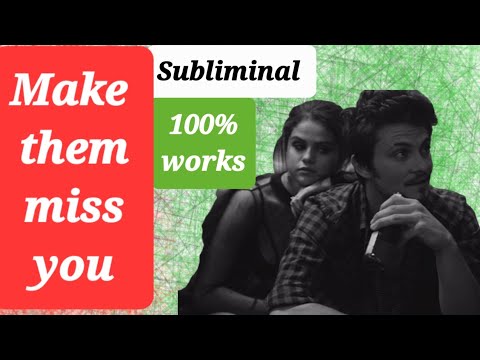 Make your love desperately miss you subliminal (extra strong)