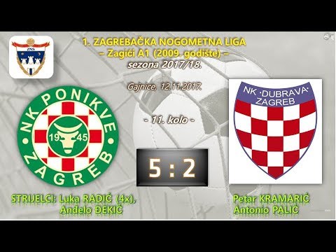 NK Ponikve - NK Dubrava (5-2), zagići A1, Zagrebačka liga 2017/18. - 12.11.2017.