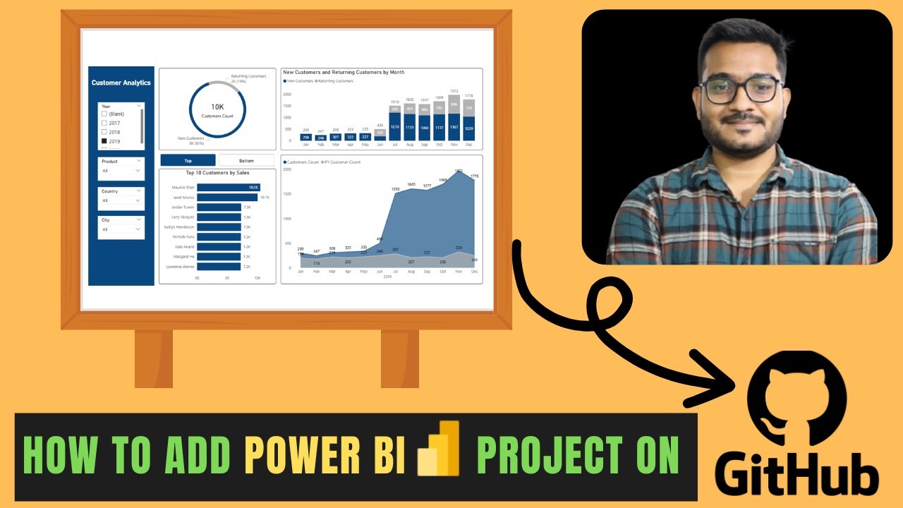 How to add power bi project on Github | Full tutorial | Impress Interviewer