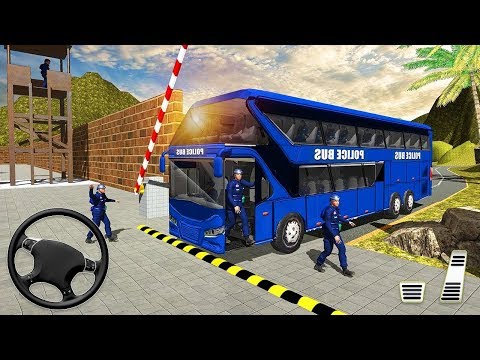 Police Bus Driving Offroad Transport Duty Simulator - Android Gameplay