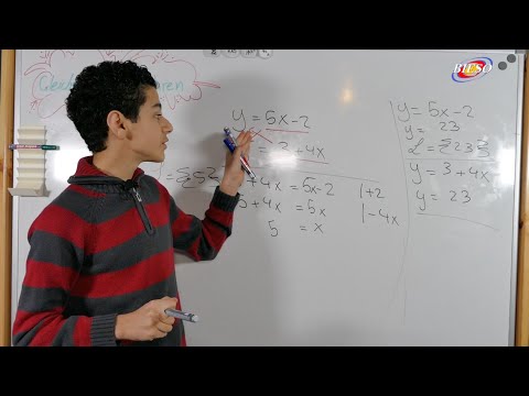 Das Gleichsetzungsverfahren /Lineare Gleichungssysteme