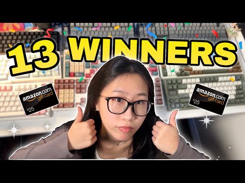 New Year 2026 Big Keyboard Giveaway (13 Winners)