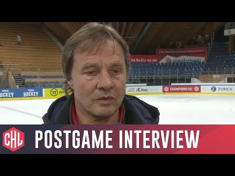 HC Davos vs. Bílí Tygři Liberec postgame interviews