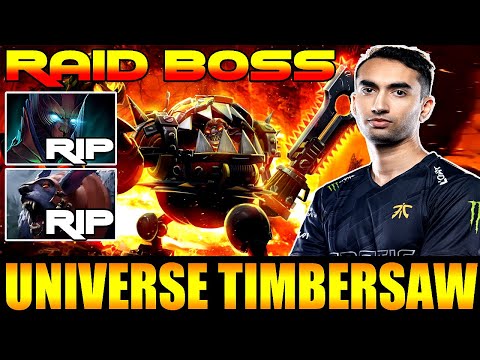 Universe Timbersaw Offlane is Back Raid Boss Rip Usra And Terror Blade GG 7.25 Dota 2 Gameplay