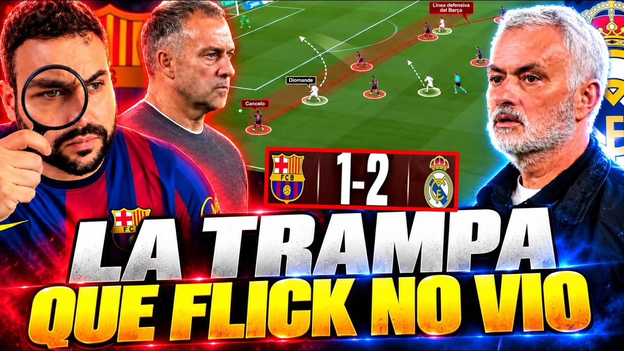 Flick NO ESPERABA ESTO: el plan del Madrid para ganar el Clásico