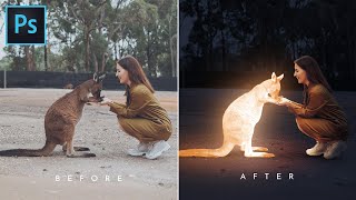 Glowing Effect - Photoshop Tutorial | Glow Effect in Photoshop