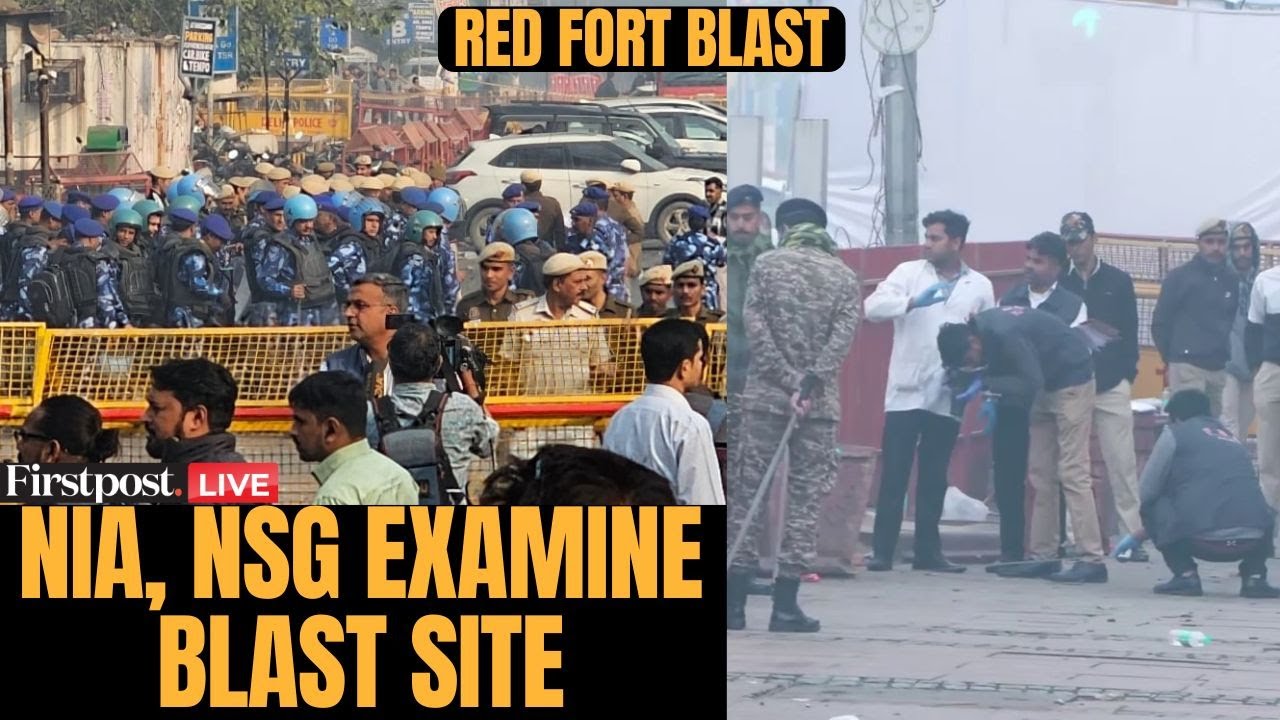 Lal Quila Blast LIVE: NIA, NSG Teams Examine Explosion Site After Deadly Delhi Blast | N18G