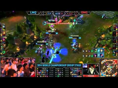 LMQ vs OMG   2014 World Championship Groups C D1 HIGHLIGHTS