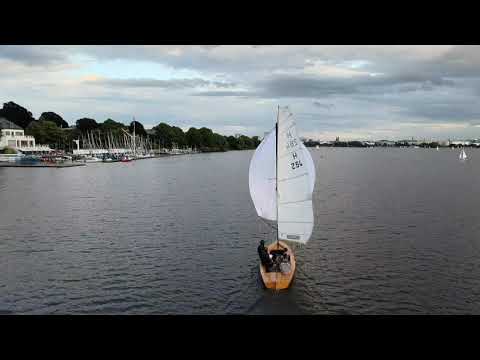 Alster Cruising, H-Jolle, downwind2