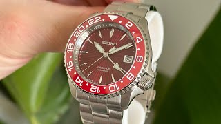 Royal Red GMT - Seiko Presage Mod SRP853J1