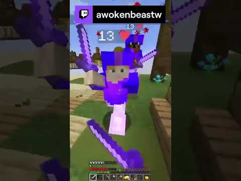 AwokenBeast. - DESTROYING A TEAM IN BEDWARS (Minecraft) | awokenbeastw on #Twitch