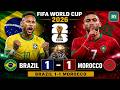 DRAMATIC DRAW Brazil Vs Morocco 1 1 Highlights FIFA World Cup 2026 Fans Reaction