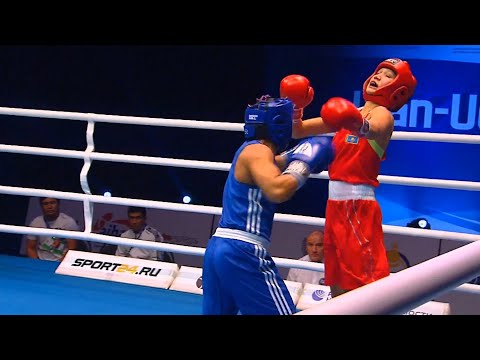 R16 (W57kg) KHOJABEKOVA Aizhan (KAZ) vs BETRIAN Jemyma (NED) /AIBA WWCHs Ulan Ude 2019