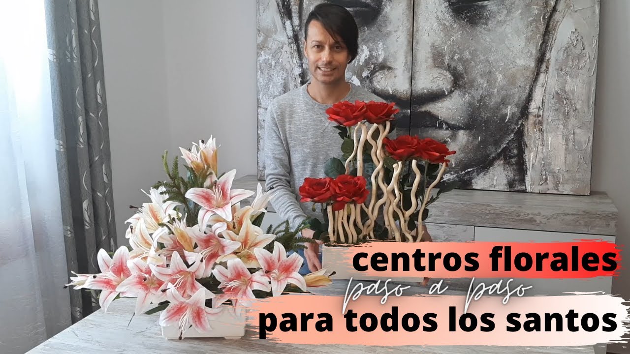 CENTROS FLORALES PARA TODOS LOS SANTOS / FLOR ARTIFICIAL / ORJO'S HOME