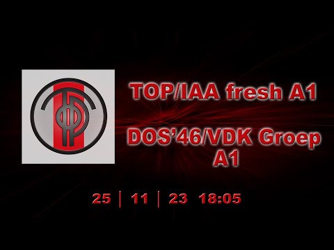 TOP/IAA fresh A1 tegen DOS'46/VDK Groep A1 op zaterdag 25 November 2023 om 18:05
