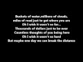 Break The Distance Lyrics - Ashton Edminster ...