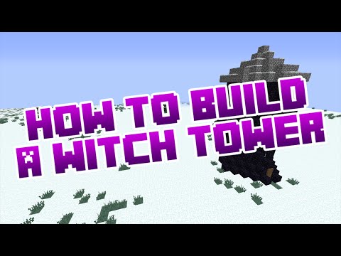 Insane Minecraft Witch Tower Build - Dr. Enderman Hack!