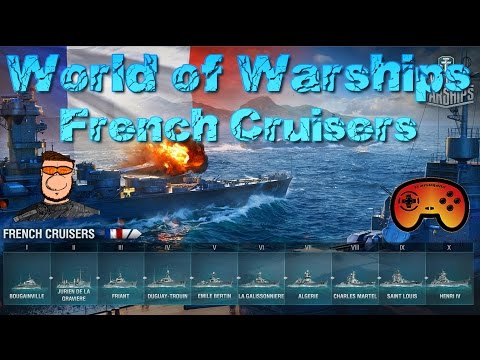 Die französischen Kreuzer kommen! - World of Warships - German - Gameplay - World of Warships