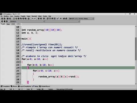 Linguaggio C - Array multidimensionali