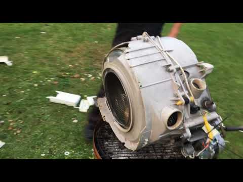 Washing machine destruction