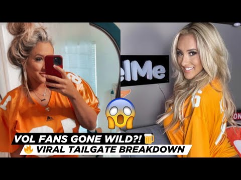 🔥 Tennessee Vols Fan Tailgate Goes WILD! Viral Moments & My Take 🎥🍻